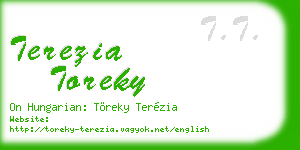 terezia toreky business card